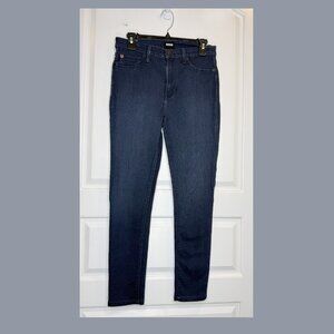Hudson Barbara High-Waist Skinny Jeans Size 28 Dark Wash Stretch